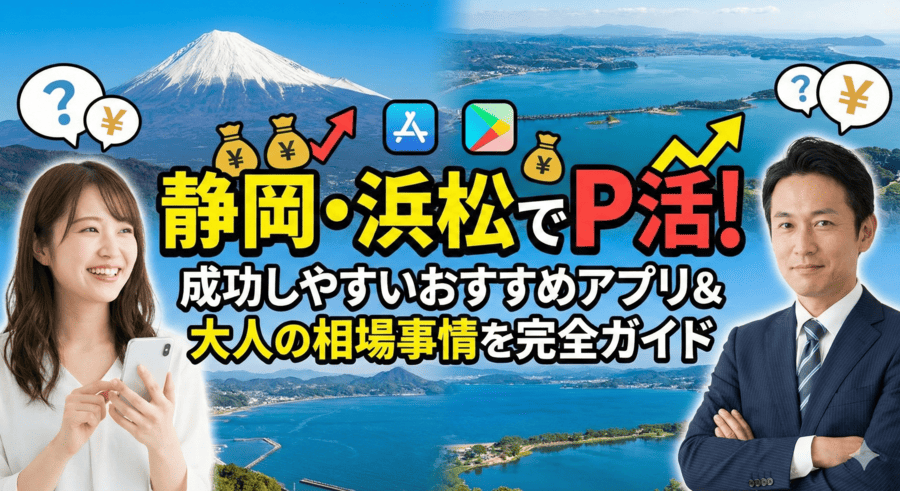 静岡・浜松でP活！成功しやすいおすすめアプリ＆大人の相場事情を完全ガイド